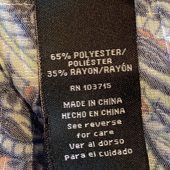 Sharagano Women’s Popover Paisley Gauzy Top Size XL - Picture 10 of 11